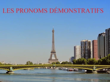 Đại Từ Chỉ Định - Les Pronoms Démonstratifs