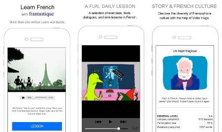 Ứng dụng học tiếng Pháp Android